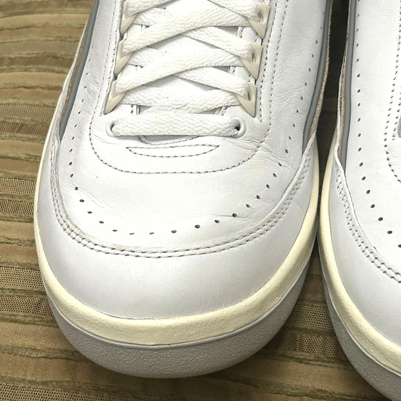 Jordan 2 Retro Low Python Sneakers Mens 12 White Cement Athletic Shoes DV9956-10 - Picture 3 of 16